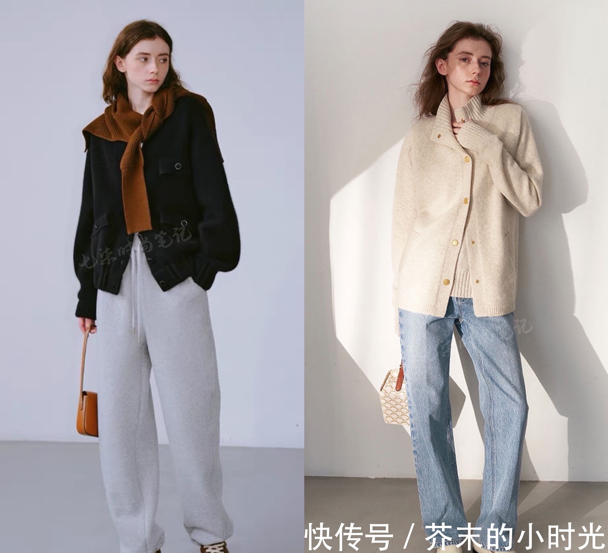 极简风 冬末初春,极简风穿搭示范,简约高级又耐看