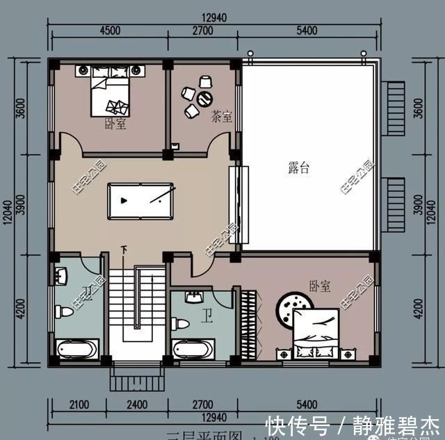露台|农村建房位置好, 建个带商铺的户型把钱赚, 10套户型分享