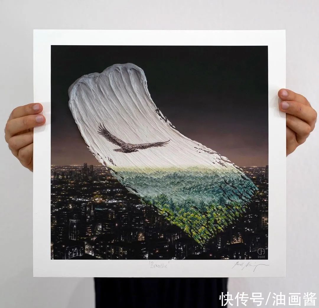  漂亮|他用“脏颜料”，毁掉漂亮的风景画，真相引人深思