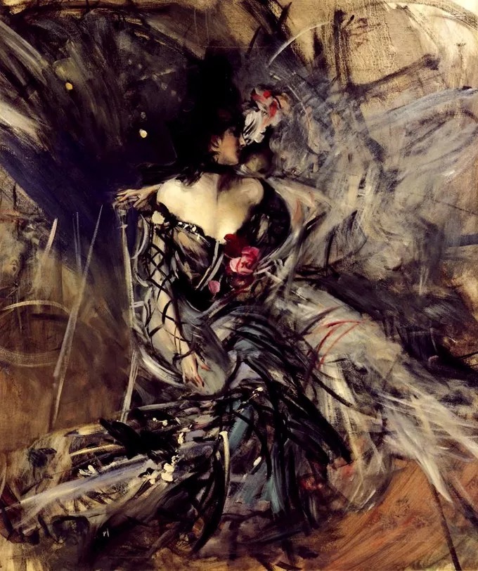 博尔迪尼$意大利画家博尔迪尼笔下的女子,女人味十足