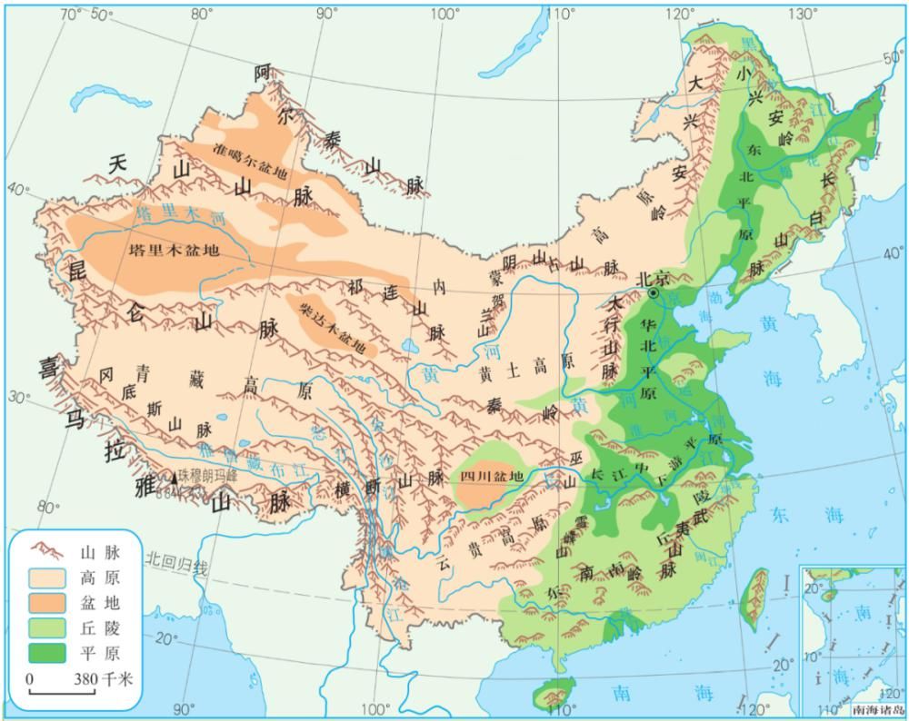 精品：中国地理分界线