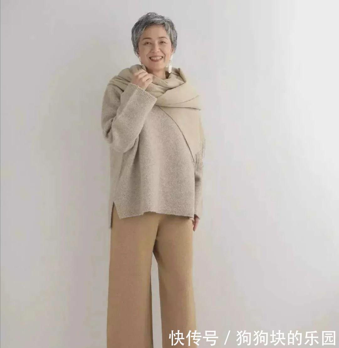 半身裙 满头白发不影响美丽,七八十岁奶奶精致的穿搭,时髦大气又显年轻