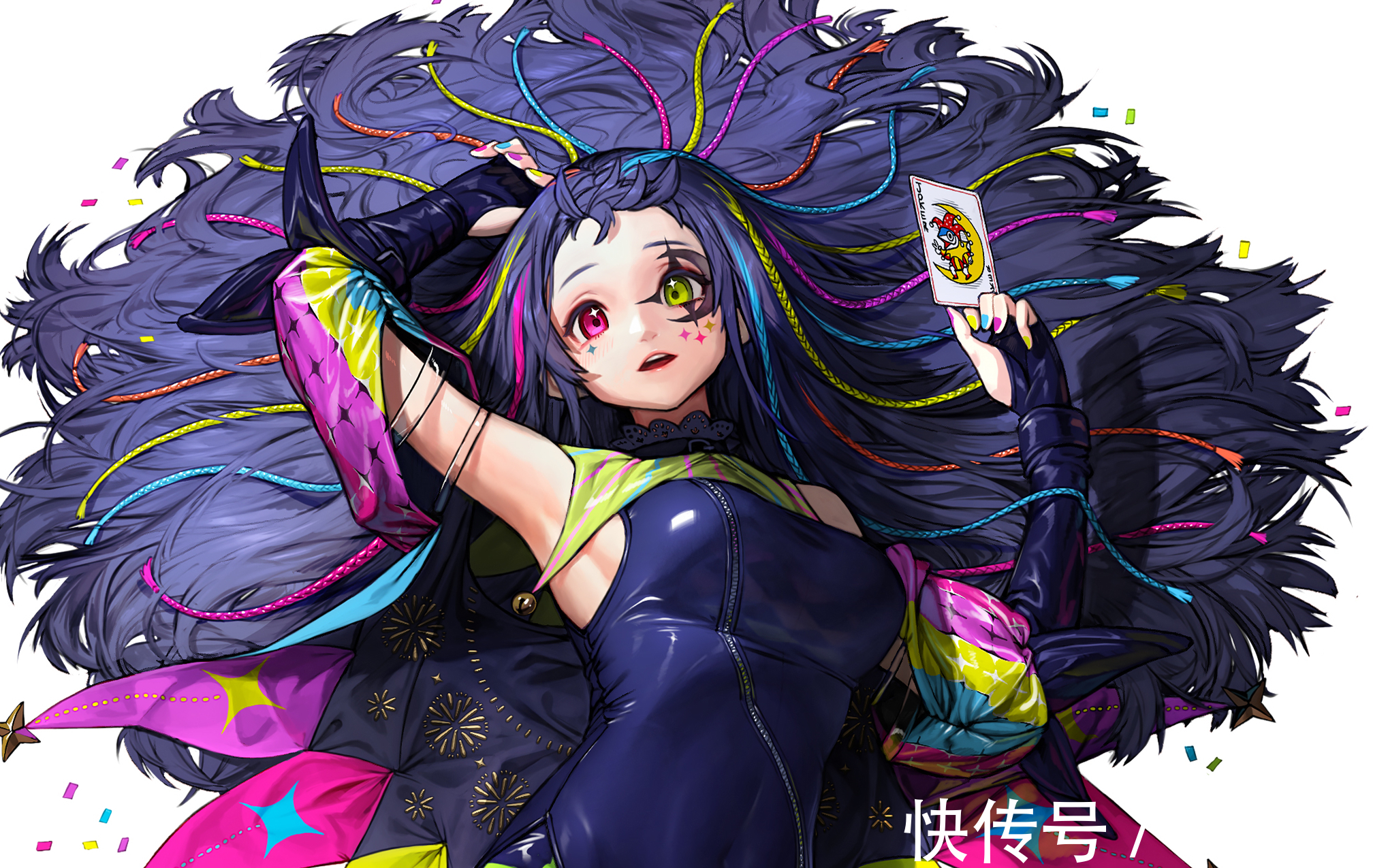 烟花|万物皆可拟人,画师连烟花和水果都不放过,太懂了