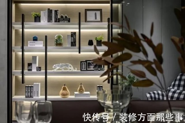 书房|126平代轻奢风设计,舒适而又华丽优雅从此开始