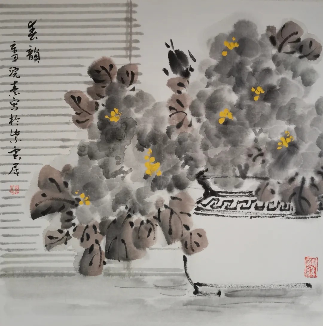 蔡玲!《书画南北方》一一《写意生活艺术组合》迎春中国画小品展