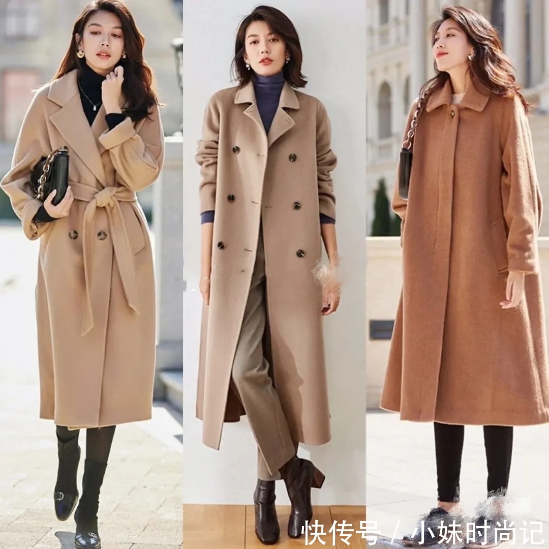 40岁气质女人的大衣搭配方案，简约上档次，告别廉价感