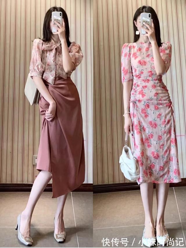 气质|“高跟鞋”,搭半身裙连衣裙,不用费力就能显高