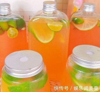 成品|#夏日开胃餐#金桔柠檬茶