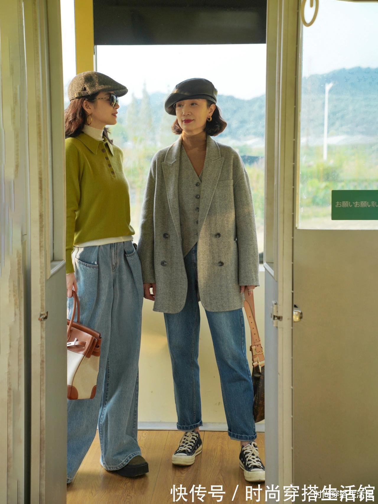 秋冬 看了三木妈妈的穿搭,突然发现,中年女人还是选这些大衣更洋气