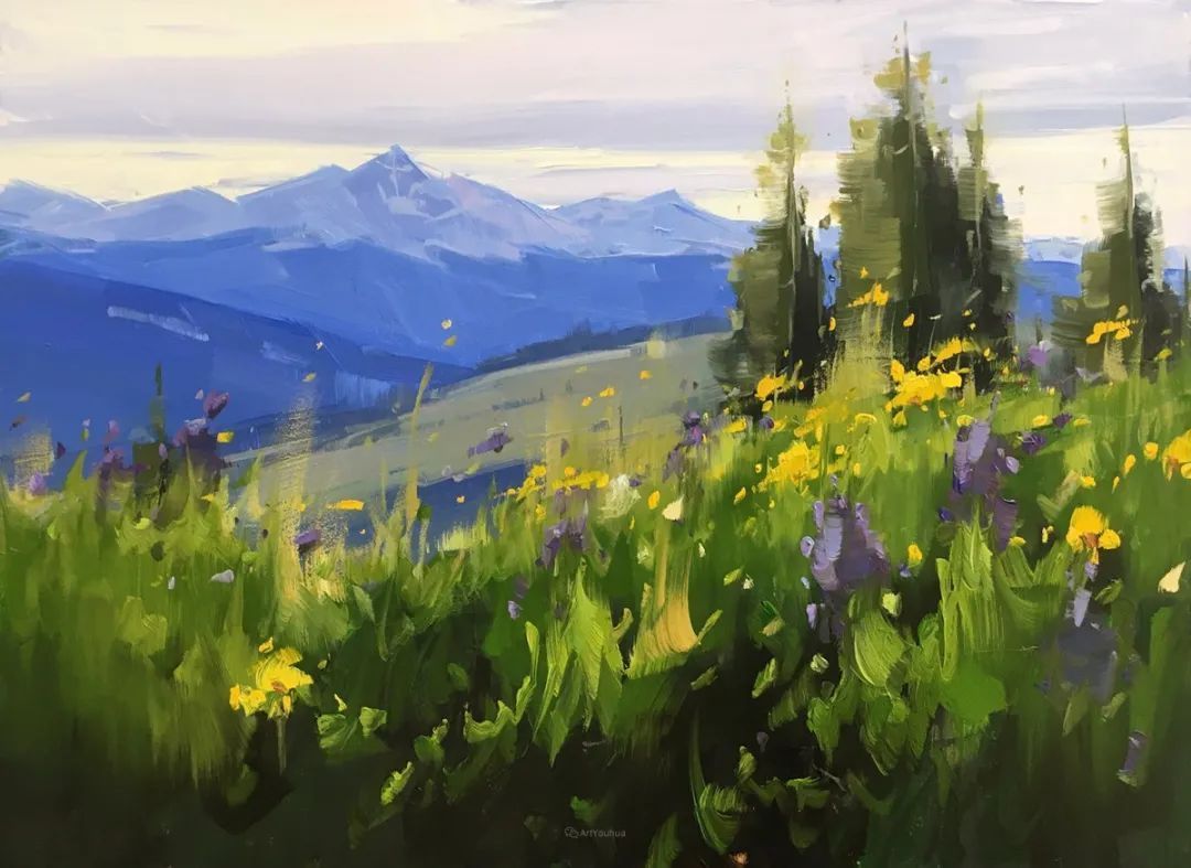 科罗拉多州@斯泰西·彼得森:半路出家的女画家,笔下的风景堪称一绝