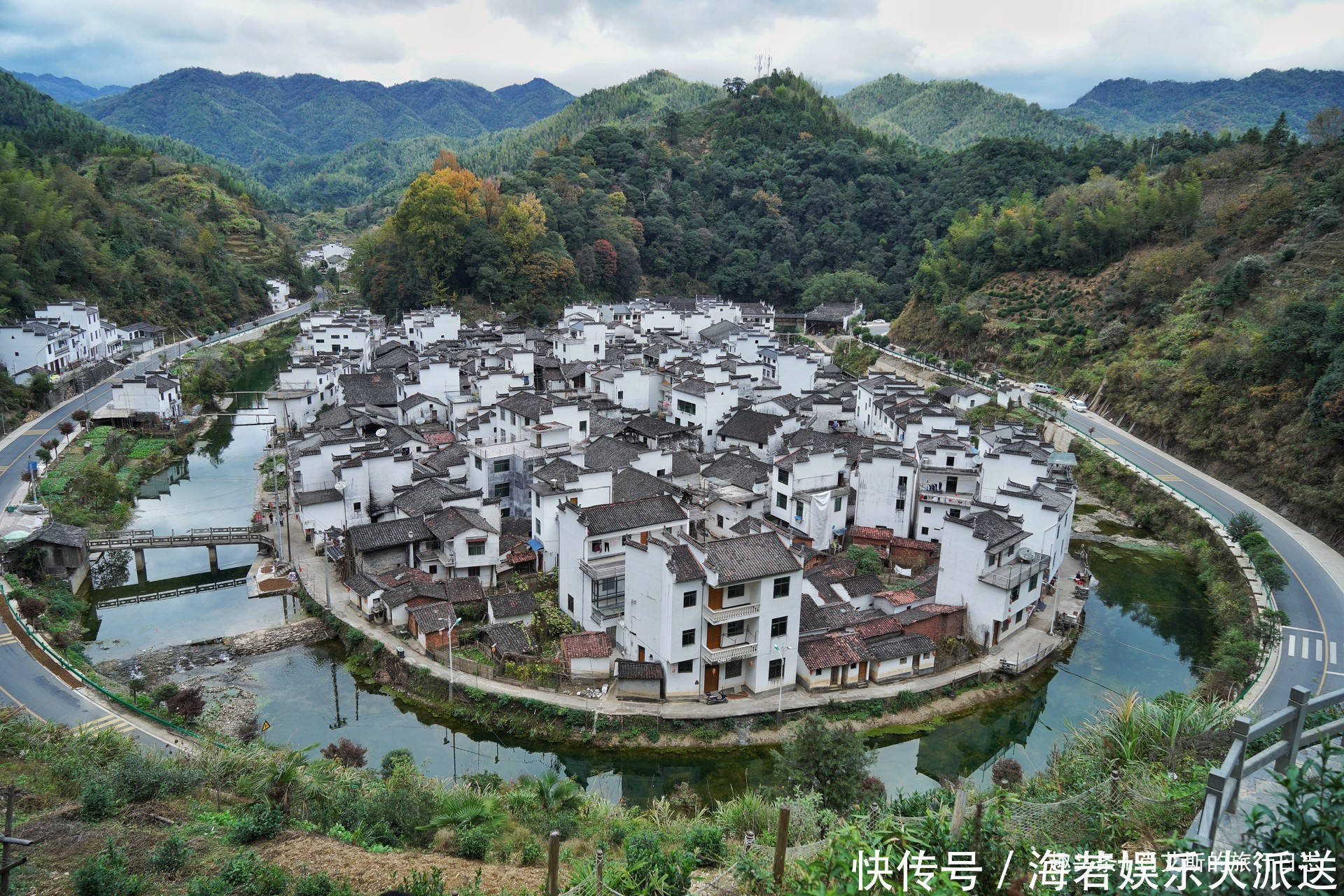 村落|中国最圆的古村落，被山水环抱似八卦图腾，藏在江西却鲜少有人知