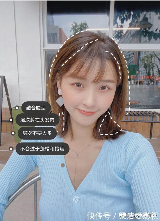发色|这才是2021年流行“锁骨发型”的典范!瞧博主这4款,洋气又减龄