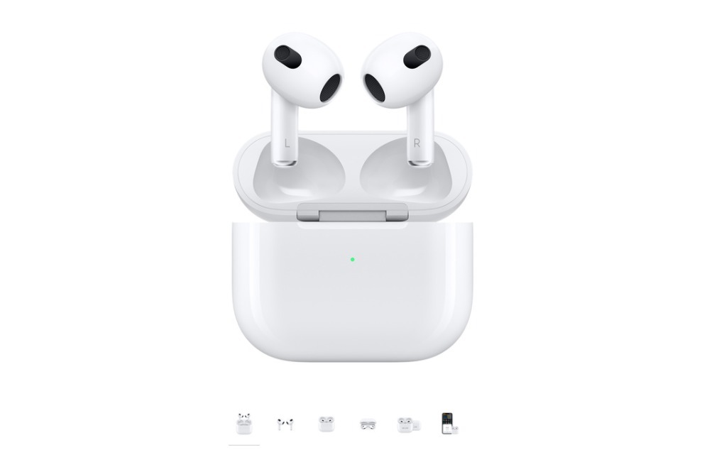 苹果AirPods3正式发布，支持空间音频续航30小时，国行1399起