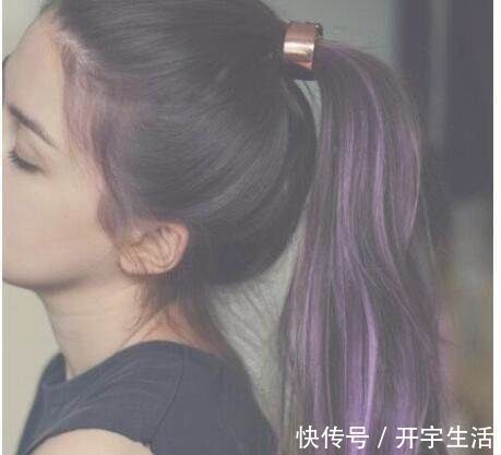 紫色|女生浪漫紫色染发发型，让年轻女生迅速变美