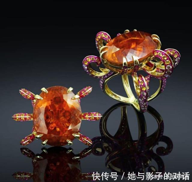 栩栩如生|菊花首饰栩栩如生,美轮美奂。当珠宝变成植物的时候,太神奇了!