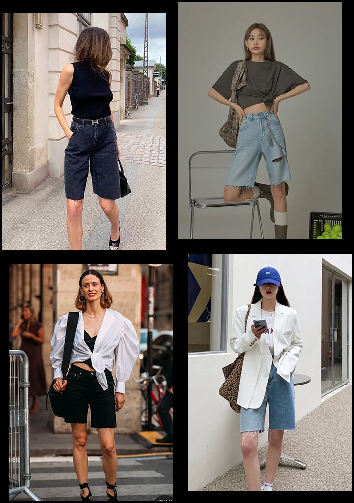 街拍|今夏最火的4款短裤，显瘦遮肉、大长腿全靠它们了
