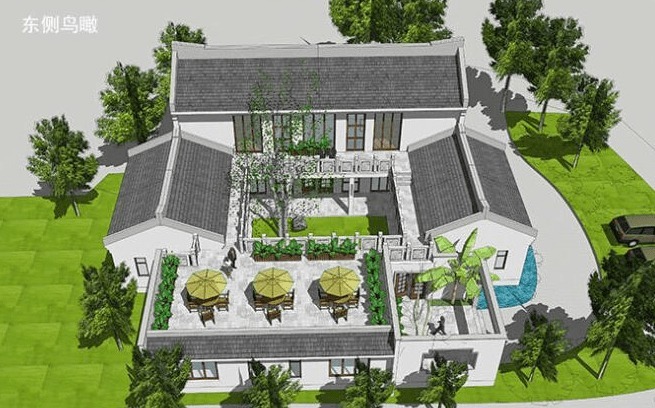 别墅|艺工坊丨十分实用的别墅中式设计方案