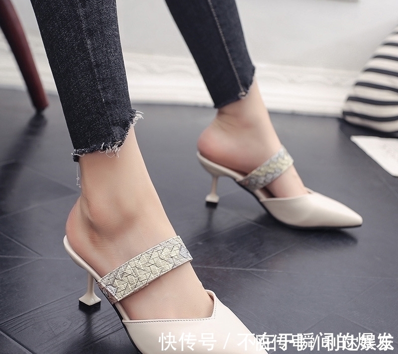 名媛 让女人溺爱上瘾的鱼嘴网纱凉鞋,妈妈穿上显高贵有名媛的气质