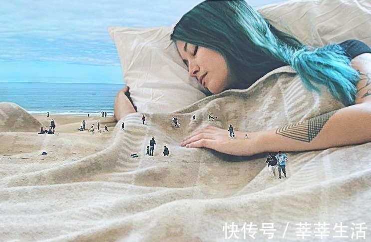 画板@这位好“色”的艺术家，拿大自然当画板，引11万人“想入非非”！