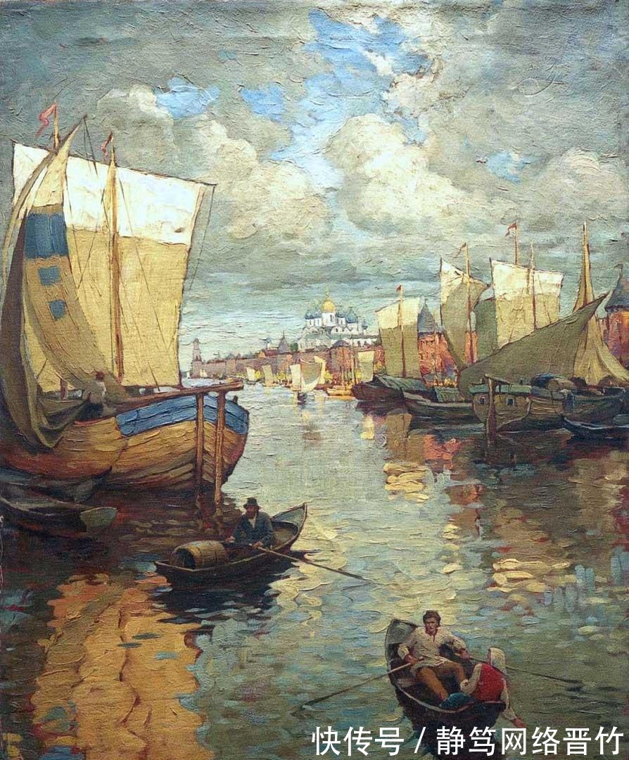 康斯坦丁|俄罗斯印象派画家,康斯坦丁诺维奇加勒巴多夫,油画作品欣赏