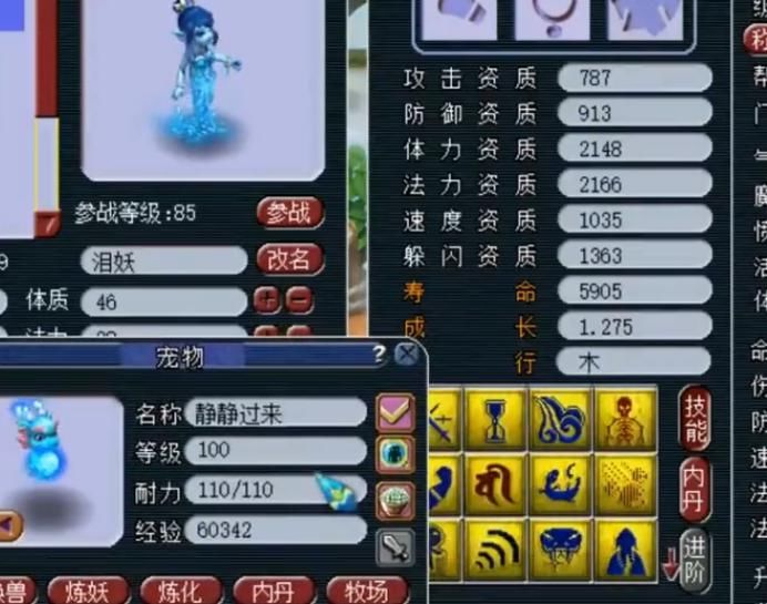 依旧|梦幻西游：合宠出15技能净台妙谛宠，差个内丹格子依旧完美！