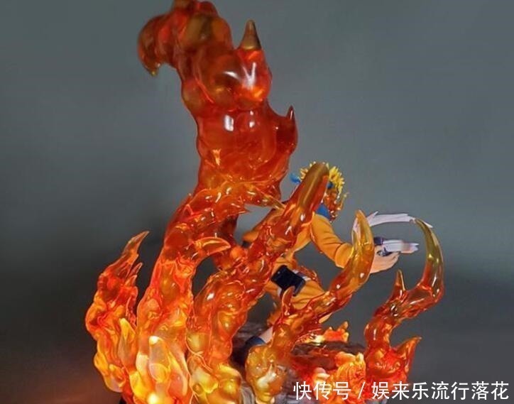 尾巴|火影一尾化鸣人手办,螺旋丸特效逼真,看脸都不值钱