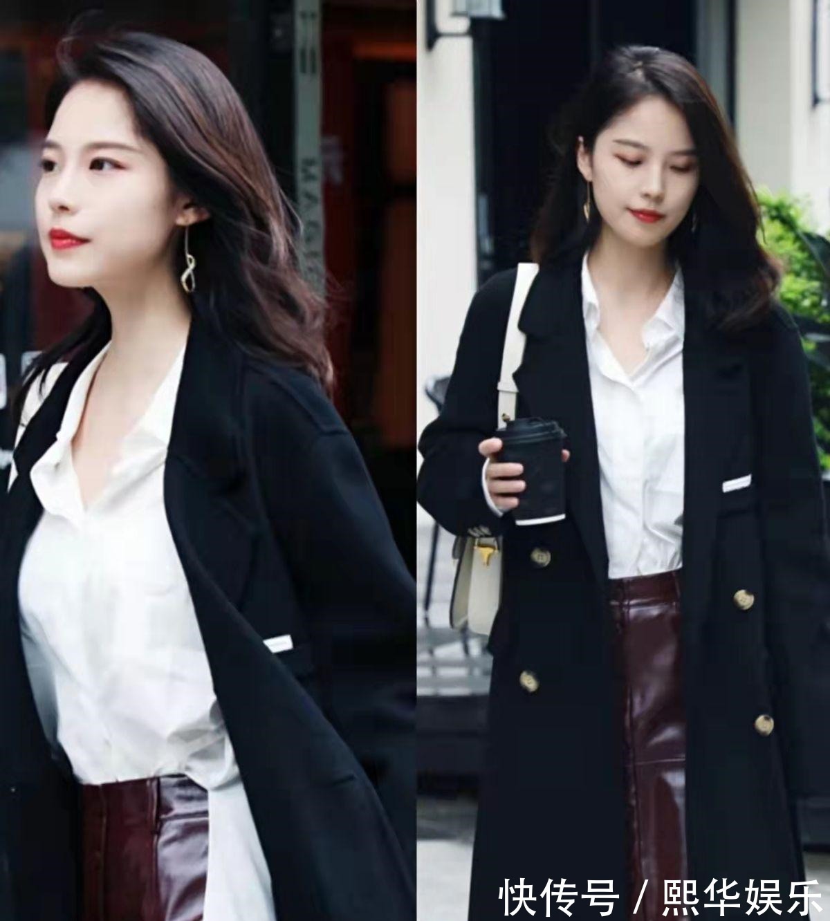 穿搭 秋冬黑色大衣太“普通”?试着搭配这些裙装,让你美得优雅又体面