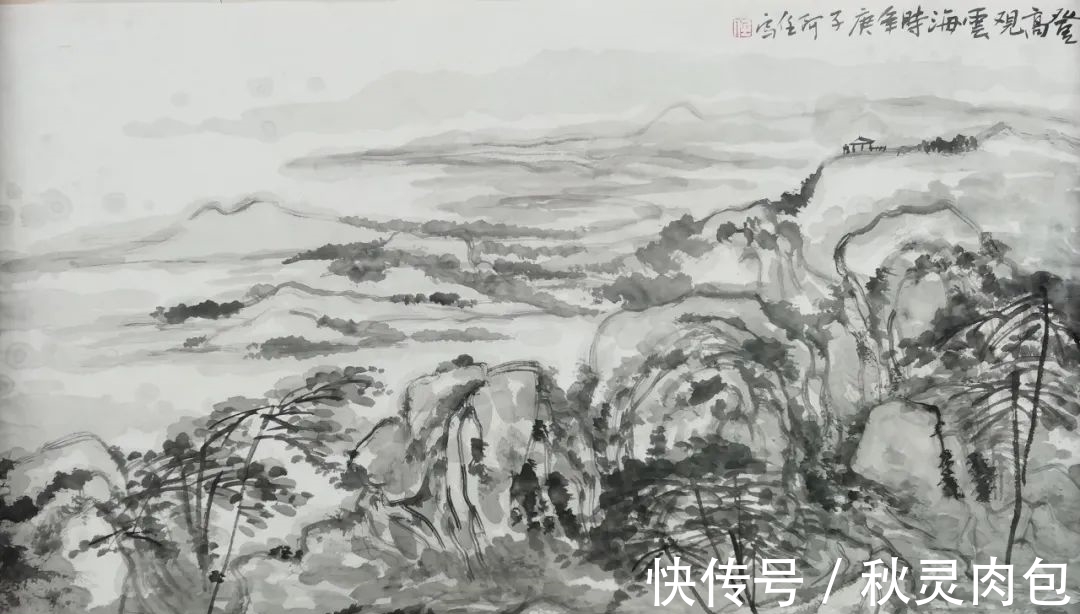 黄宾虹!水墨诗意——任海荣山水画艺术品鉴