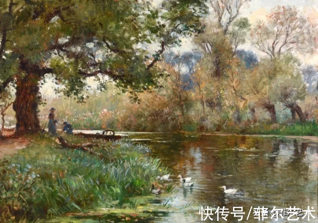 爱丁堡|英国画家布莱洛克油画里的乡村生活，田园诗一般的美