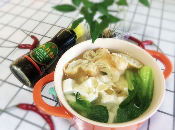 青菜豆腐汤