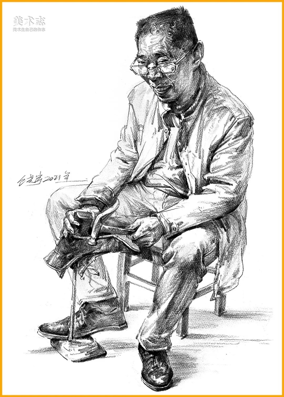 老师&想画好速写就要多发现生活中的美和感人瞬间!