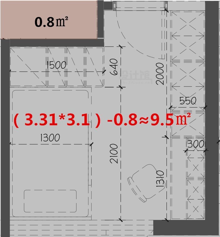 卧室|小于10㎡的卧室怎么设计?5种方法、4个案例,让小卧室也实用舒适