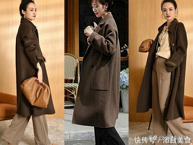 冬天拒绝沉闷寡淡,试试优雅大地色穿搭,甜暖而高级