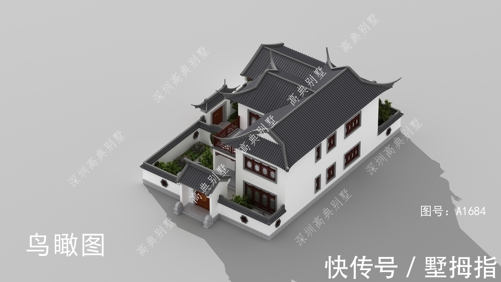 别墅|随着生活水平的提高，农村经济越来越富裕，中式别墅也越来越多