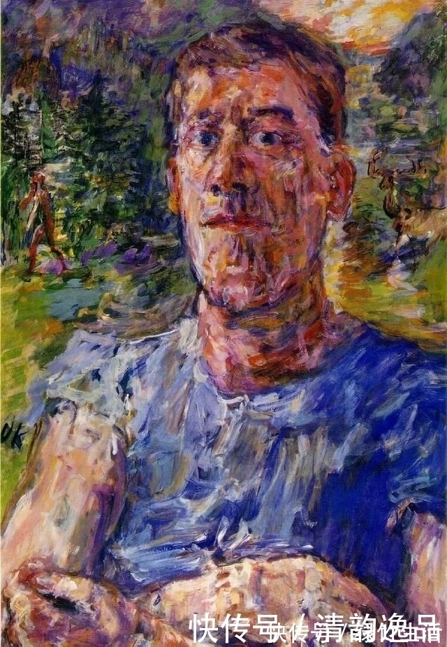 分离派|奥地利表现主义画家,奥斯卡·科柯施卡,油画作品欣赏