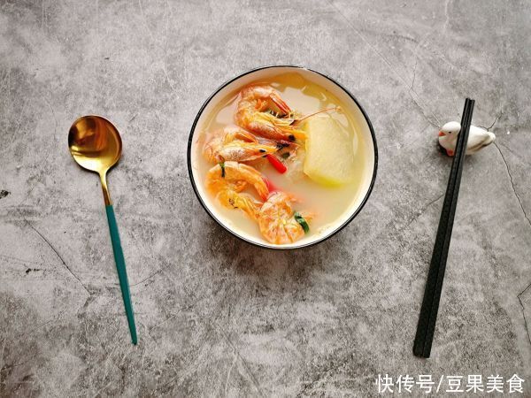 虾干|家喻户晓的越吃越瘦系列~虾干冬瓜汤，学会你就是厨神