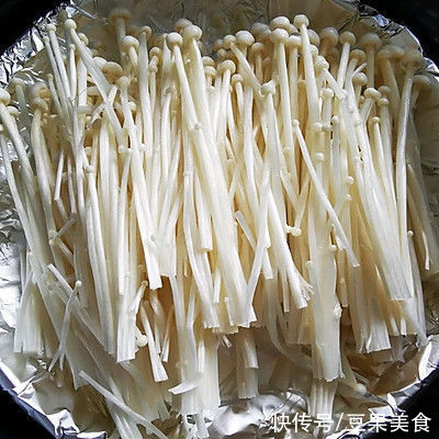 #精致一人食#蒜蓉金针菇（空气炸锅版）