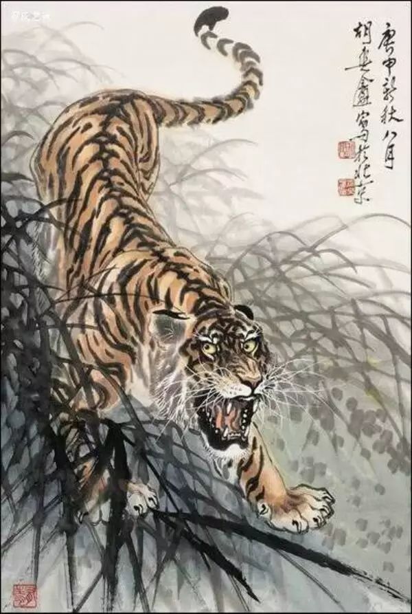 胡爽庵|“被埋没的画虎大师”胡爽庵 作品欣赏