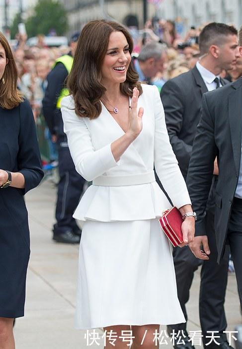时髦|凯特王妃穿白色服装再次惊艳了!这么时髦的造型,发型却很显老气