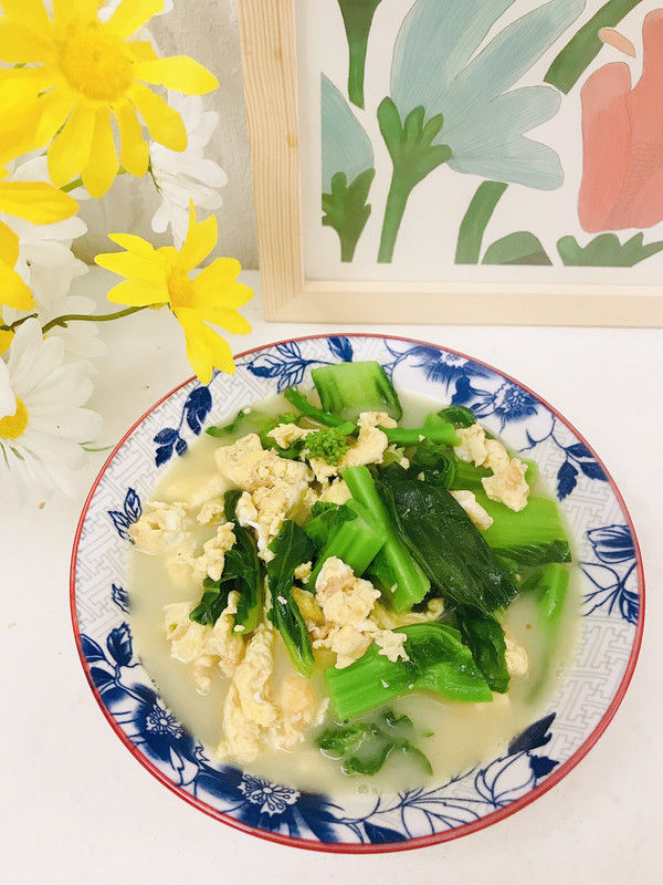 青菜|青菜鸡蛋汤