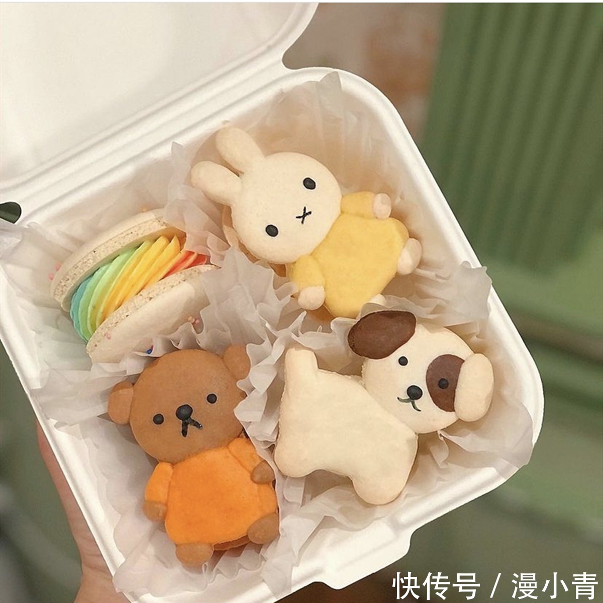饼干|马卡龙也可以做成动漫的造型,如此可爱的模样,你舍得把它吃掉吗