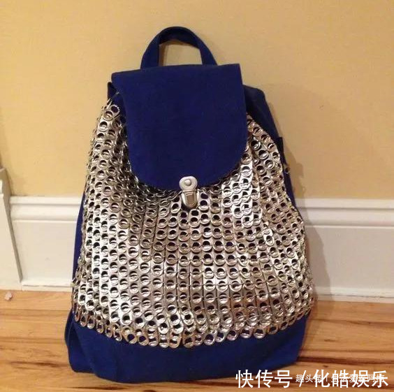 在易拉罐拉环上编织，钩成的包包耐看耐用！DIY变废为宝附教程