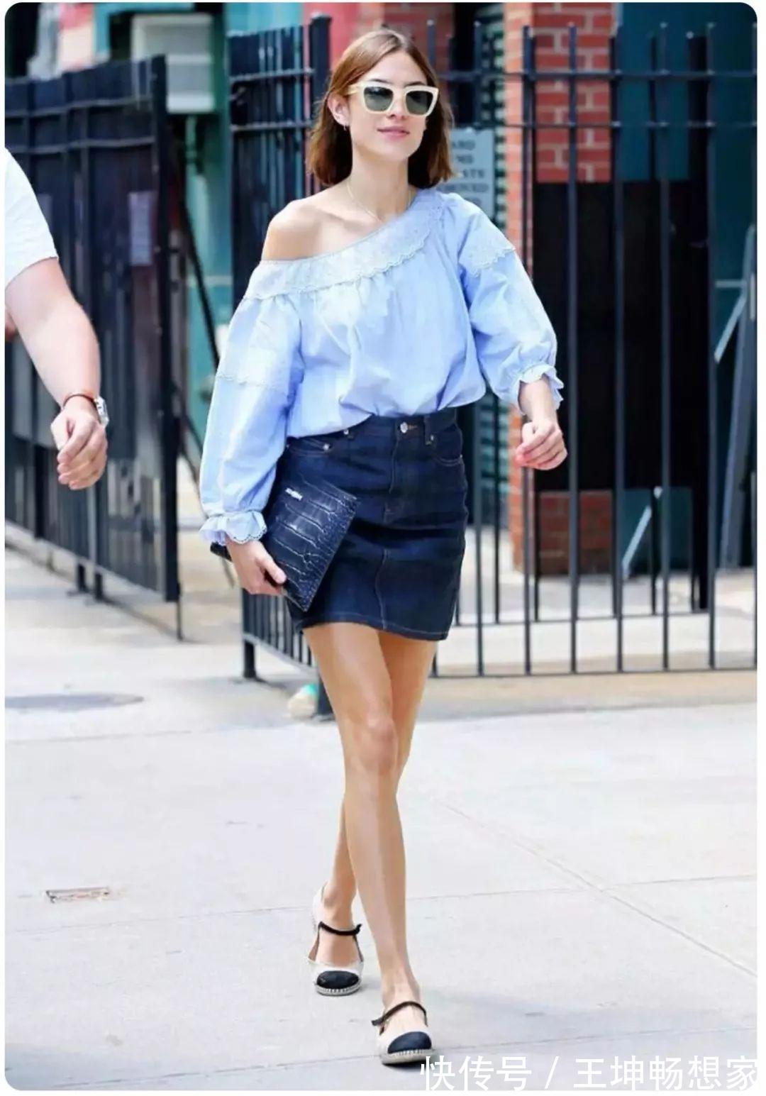 手臂 比起常规款衬衫,这件宽松款可时髦太多了,还是修饰身材的好搭档