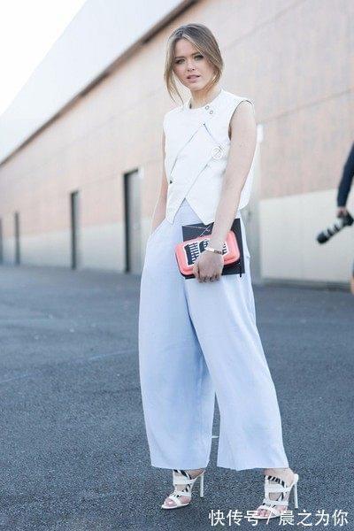 搭配 高跟鞋衬托出修长细腿,掌握好搭配“黄金比”