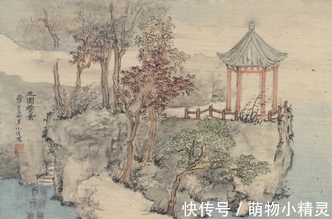 山水画!才女|苏小佳,一个有诗意的青年山水画创作者