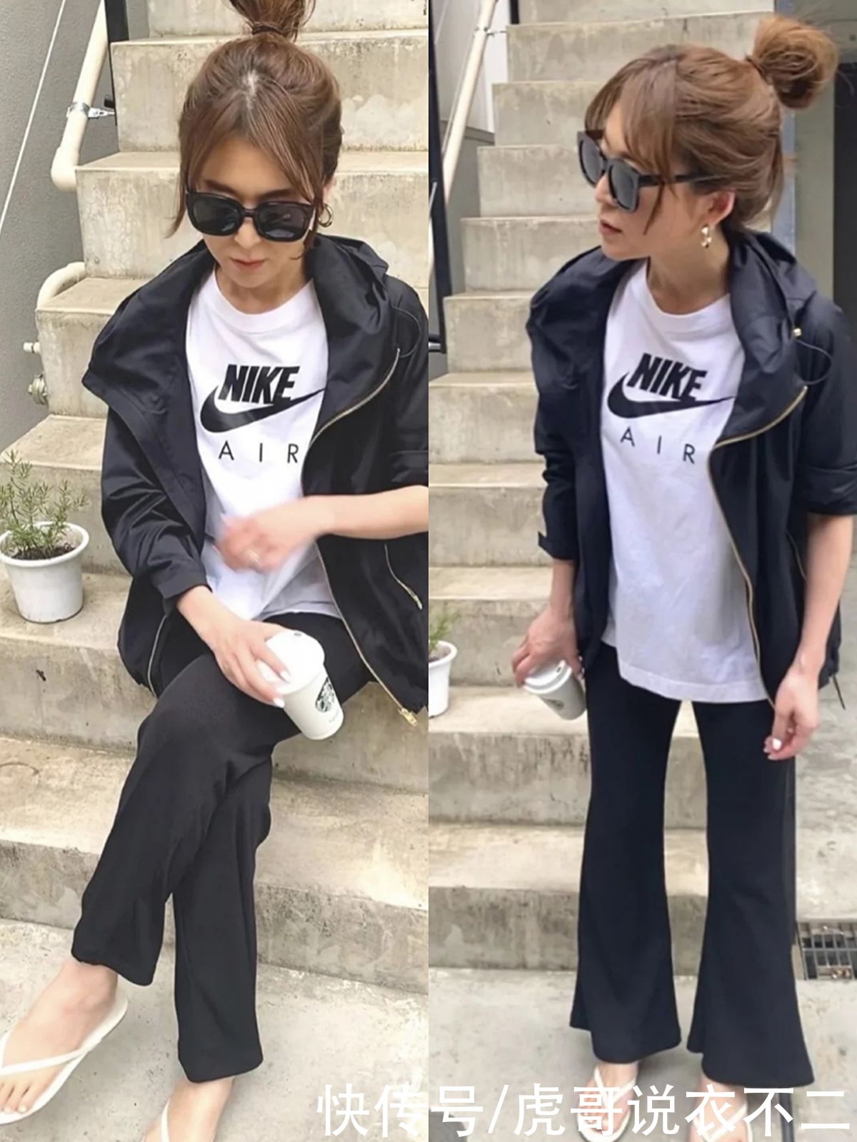 中年矮个女人穿衣有“窍门”，瞧日本主妇的优雅私服，时髦又高级