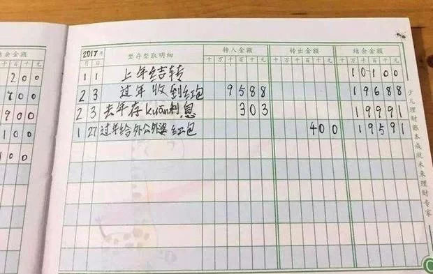 父母|3岁小孩去银行存压岁钱，当我看到数目的时候，我竟很是心疼我自己