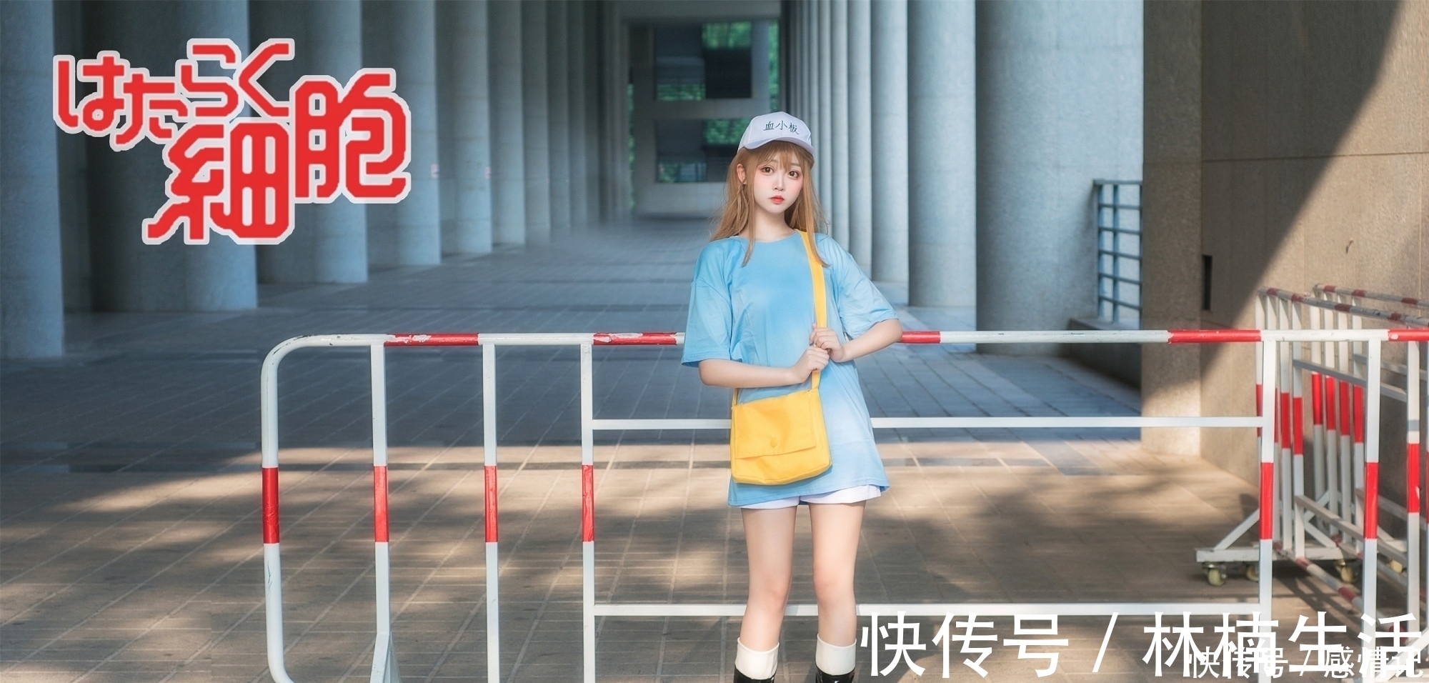 cospl三组可爱妹子COS日本动漫《工作细胞》角色血小板!还有小萌娃哦