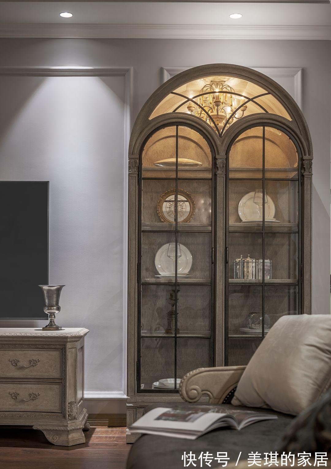 客厅|用美式的浪漫点缀生活，打造甜蜜夫妇的二人世界，尽享生活乐趣