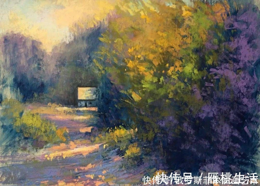 艺术家$美国当代粉彩艺术家贝萨尼·菲尔兹粉彩风景画作品欣赏